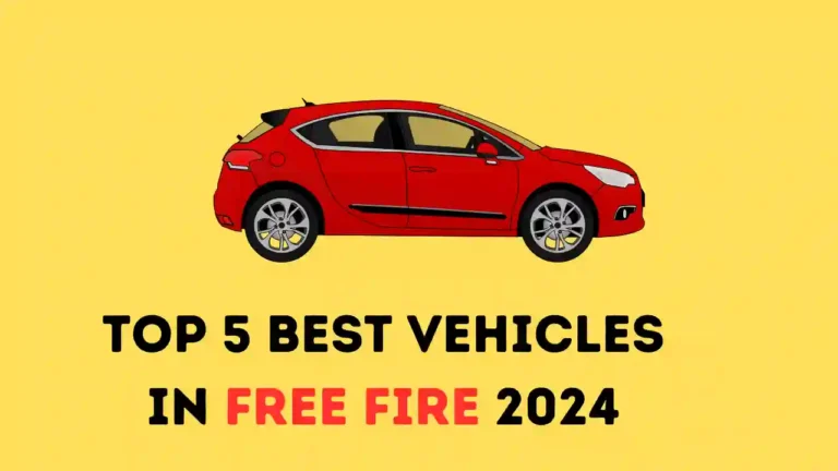 Free Fire Vehicles